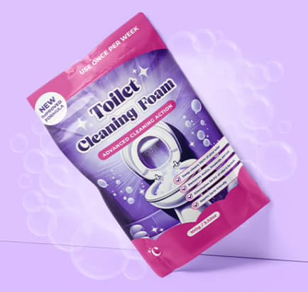FizzClean Turbo Foam product packaging and bottle